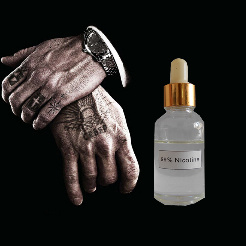 nicotina de alta pureza de venta 95% en Enshi Heno biológico engneering CO., ltd