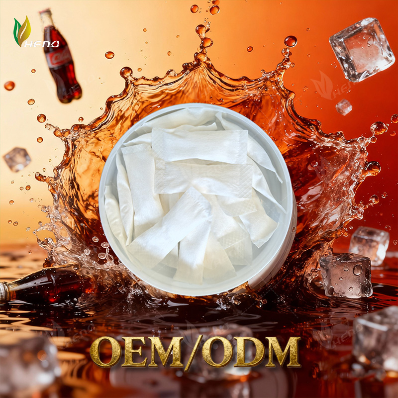 Bolsitas de nicotina de cola