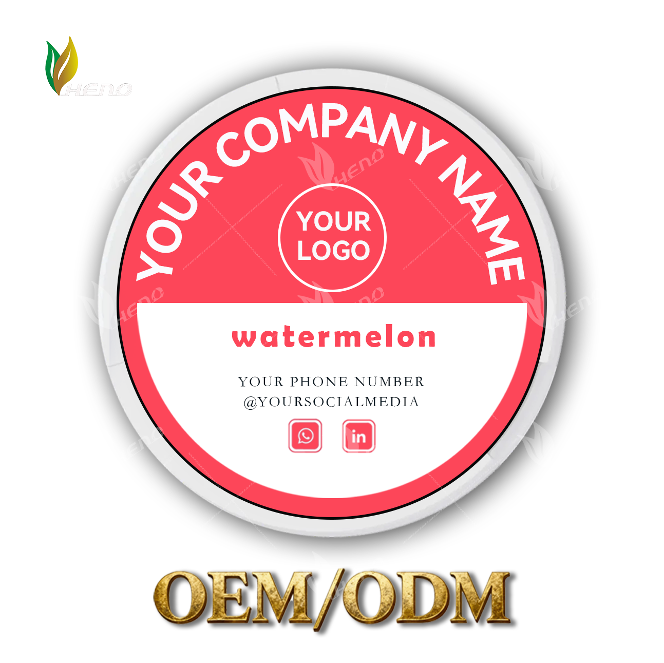 Bolsitas de nicotina de sandía