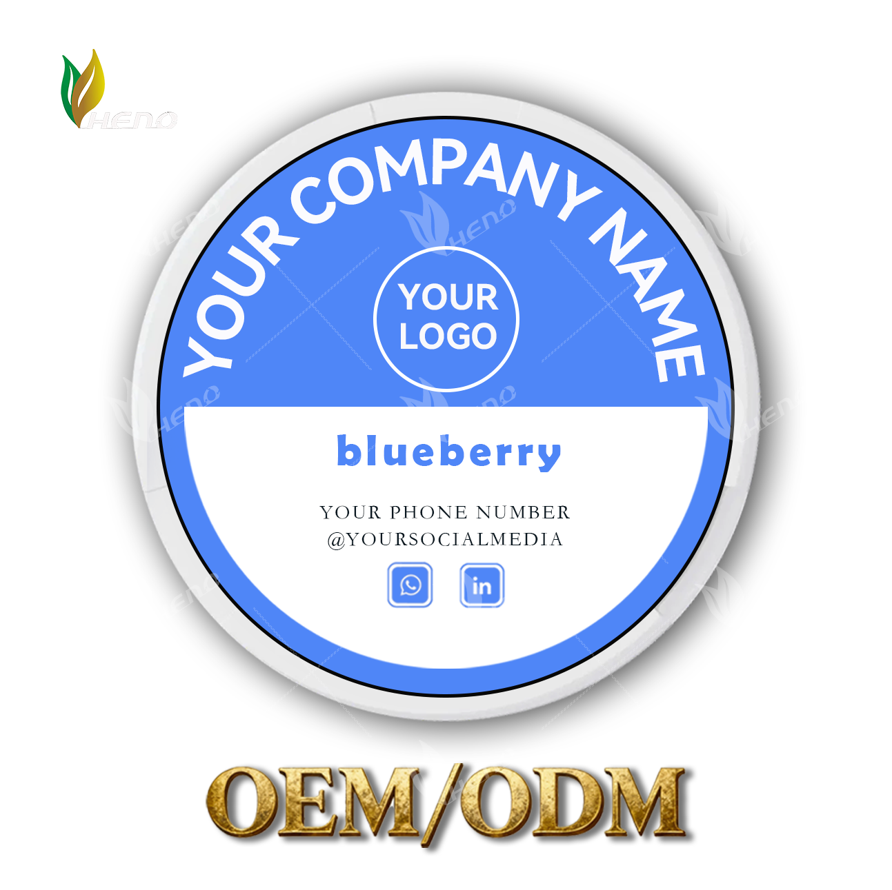 Bolsitas de nicotina de arándanos refrescantes